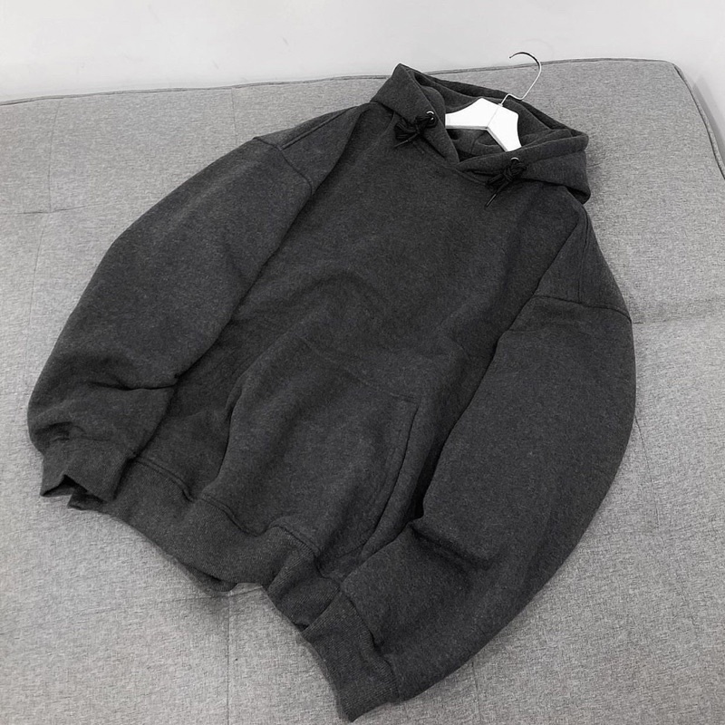 Áo Hoodie Basic Chất Nỉ Ngoại Cotton Dày Dặn Unisex