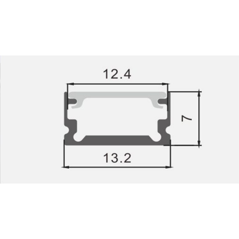 Thanh nhôm định hình cho led mã 510(m)