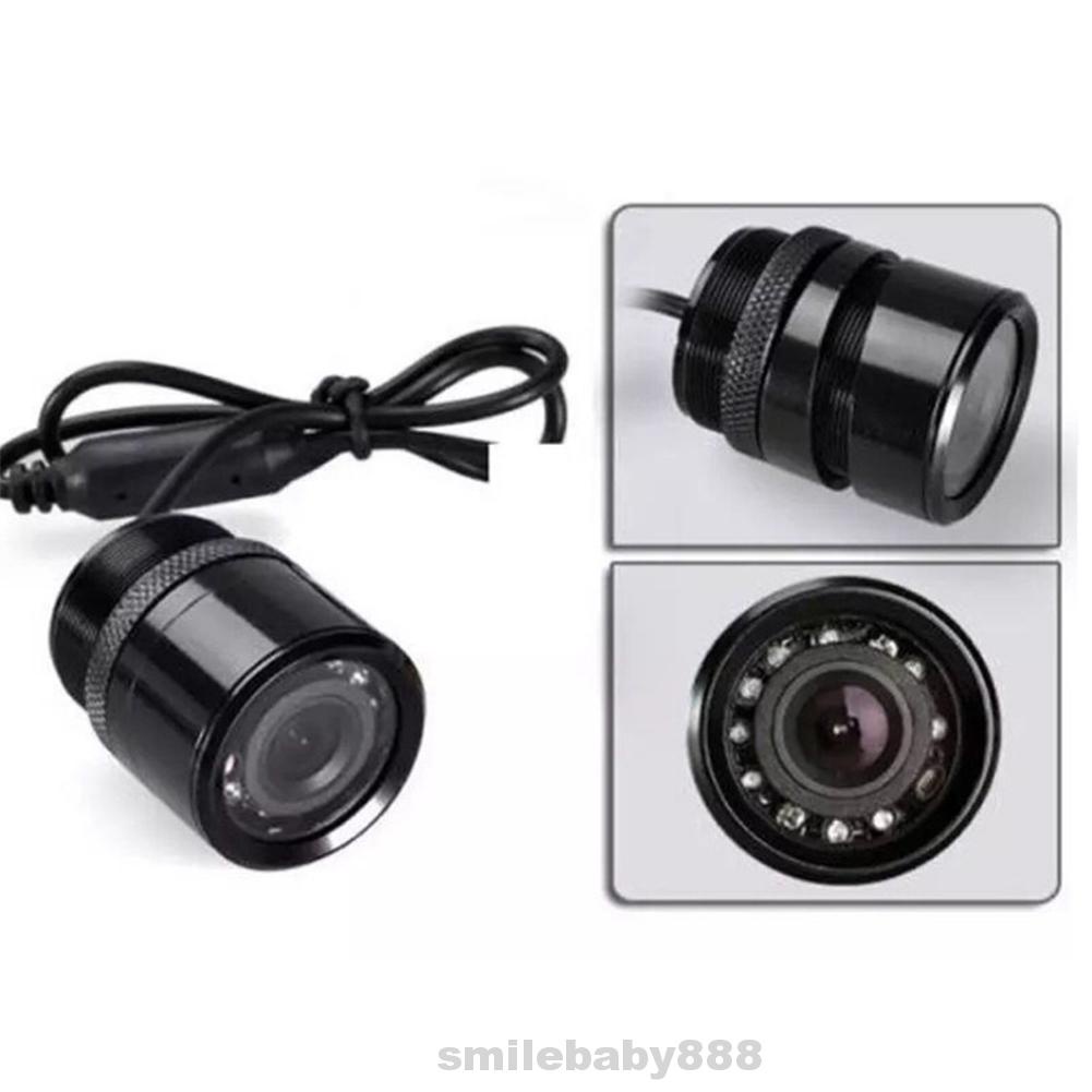 Camera chiếu hậu 170 độ HD bằng hợp kim nhôm 28mm chống sốc chống thấm nước kèm đèn
