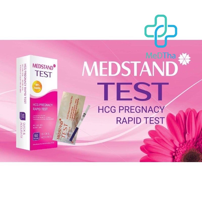 Que Thử Thai Medstand Test - Que thử thai giúp phát hiện có thai sớm, test nhanh, chính xác [Chính Hãng]