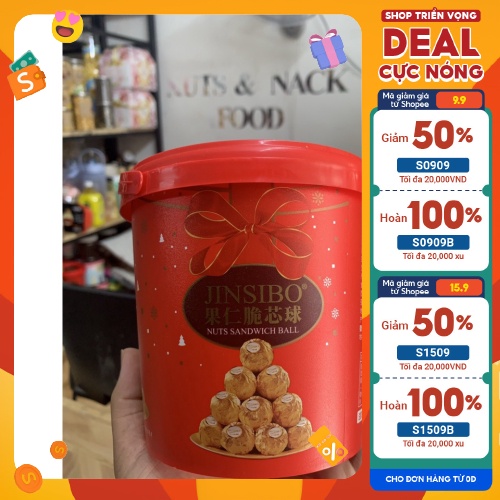 KẸO SOCOLA VIÊN XÔ 150gr JINSIBO TAIWANFOOD.SG