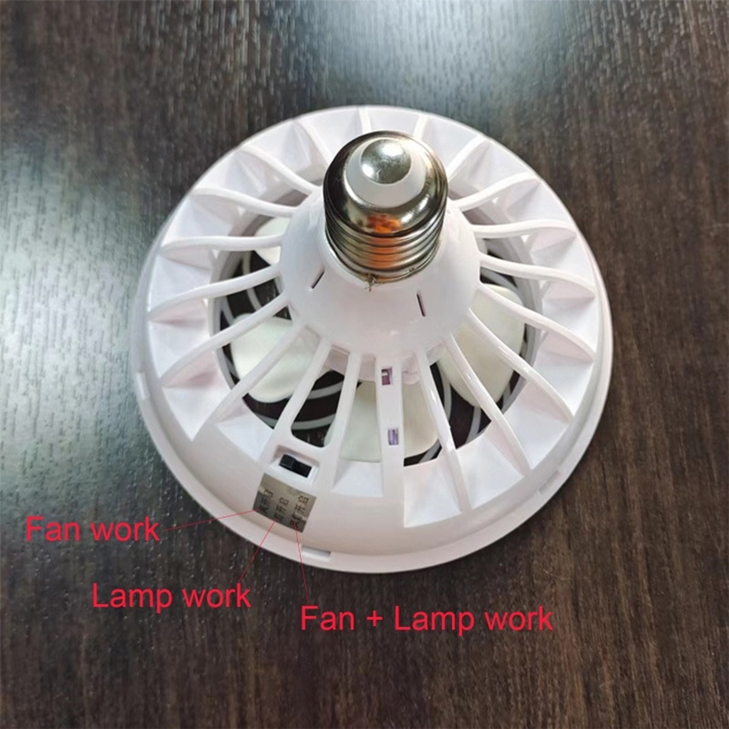 Quạt Trần E27 Có Đèn LED Dùng Cho Văn Phòng / Nhà Ở