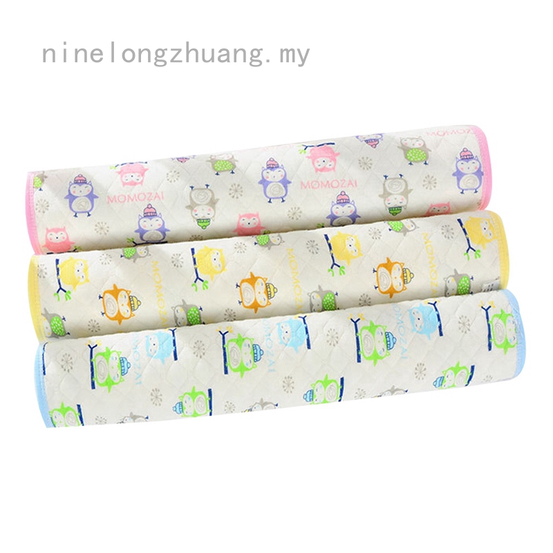 Tấm Lót 100% Cotton Thoáng Khí Chống Thấm Nước Cỡ Lớn Cho Bé Sơ Sinh