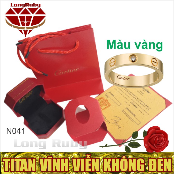 NHẪN CARTIER THỜI TRANG MÀU HỒNG, VÀNG, TRẮNG | NHẪN CATIER