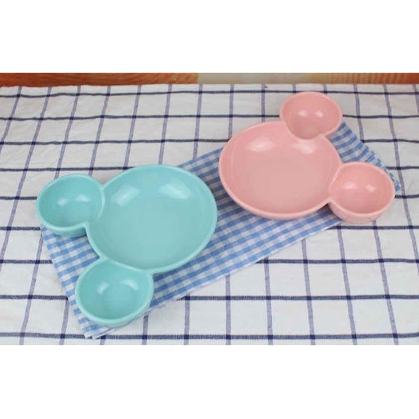 Khay sứ Mickey size To