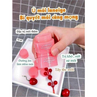 Ủ dưỡng môi siêu hồng căng mọng