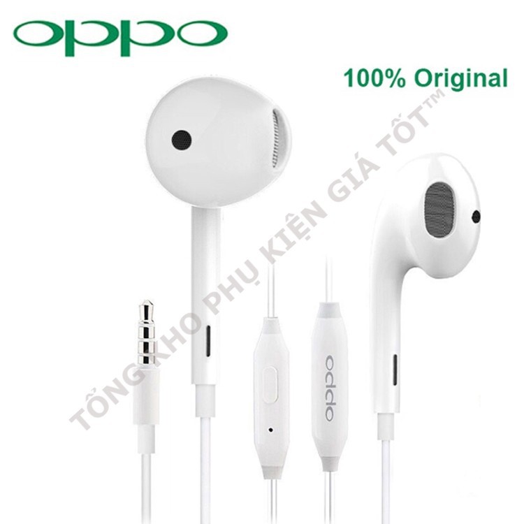 Tai nghe Oppo ZIN chính hãng F11 jack cắm 3.5mm tặng kèm hộp đựng, bảo hành 12 tháng