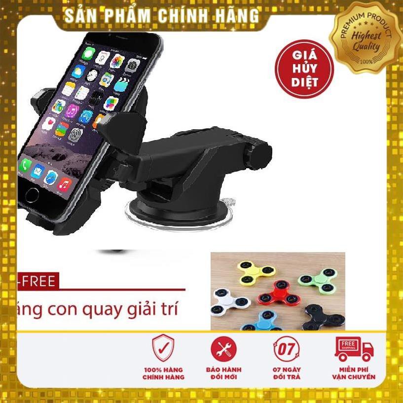 FreeShip- Combo Giá đỡ điện thoại oto tặng kèm con quay giải trí 3 cánh -dc2526