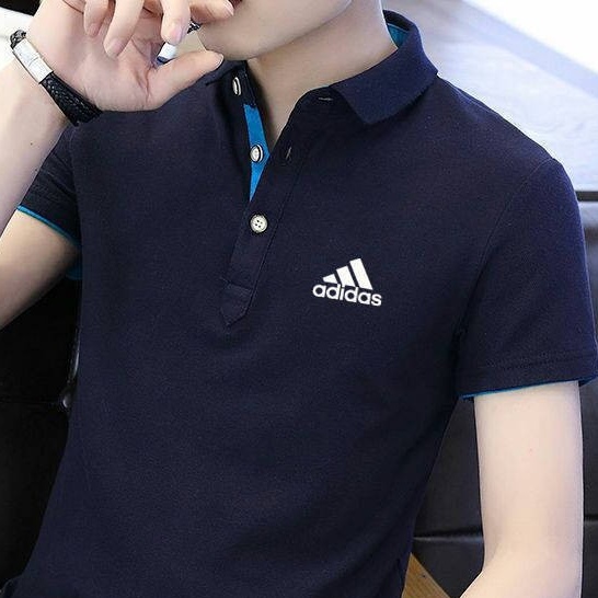 Áo thun nam tay ngắn ve áo cotton tinh khiết Áo sơ mi POLO mùa hè kiểu mới thoáng khí thấm mồ hôi | BigBuy360 - bigbuy360.vn