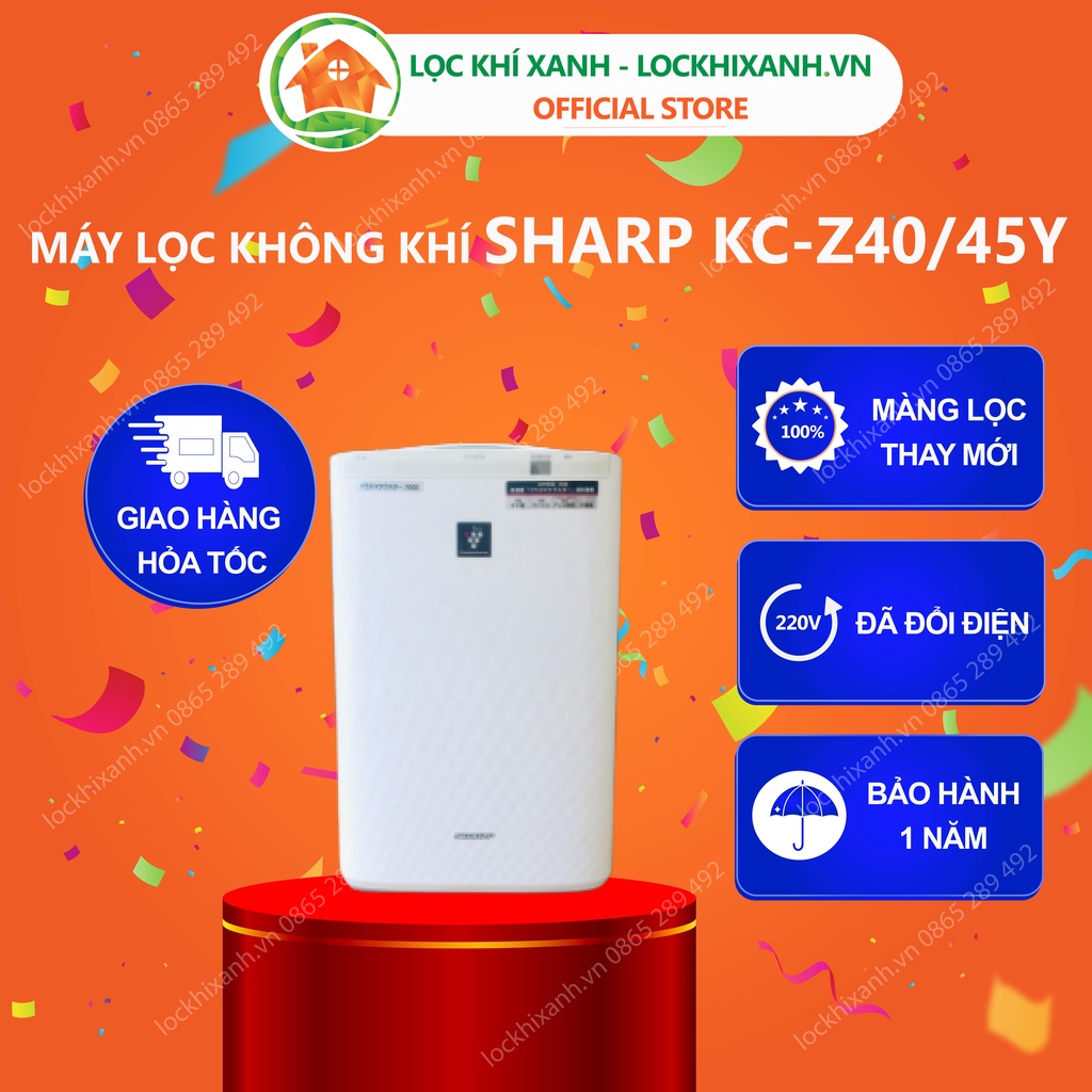 Máy lọc không khí Sharp KC-Z40, 45Y2, Z45 hàng Nhật bãi