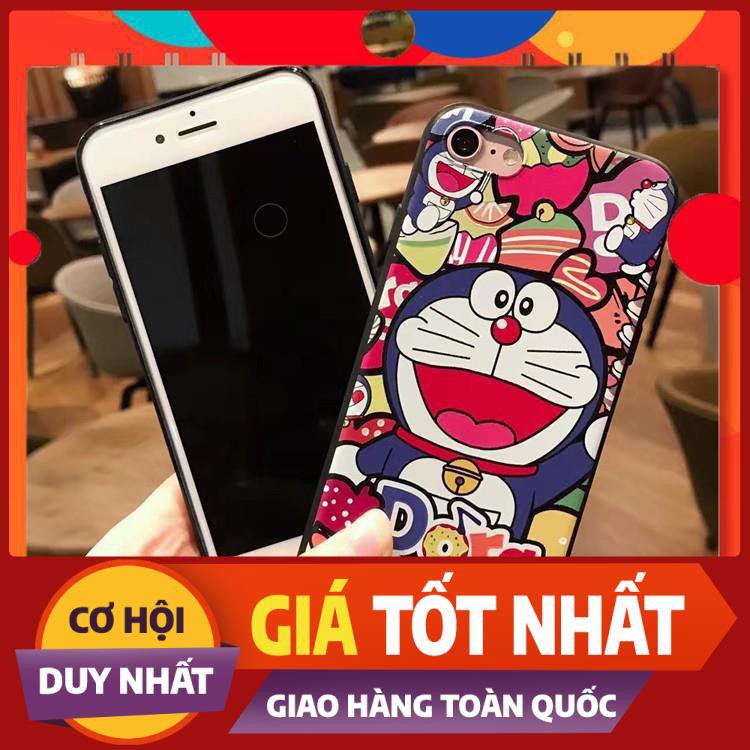 Ốp mèo máy tinh nghịch Doremon màu hồng dành cho Iphone, Oppo, Samsung