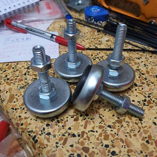 (Set 4 chân) Chân tăng chỉnh chiều cao phi 50 ren 10 cao 70mm