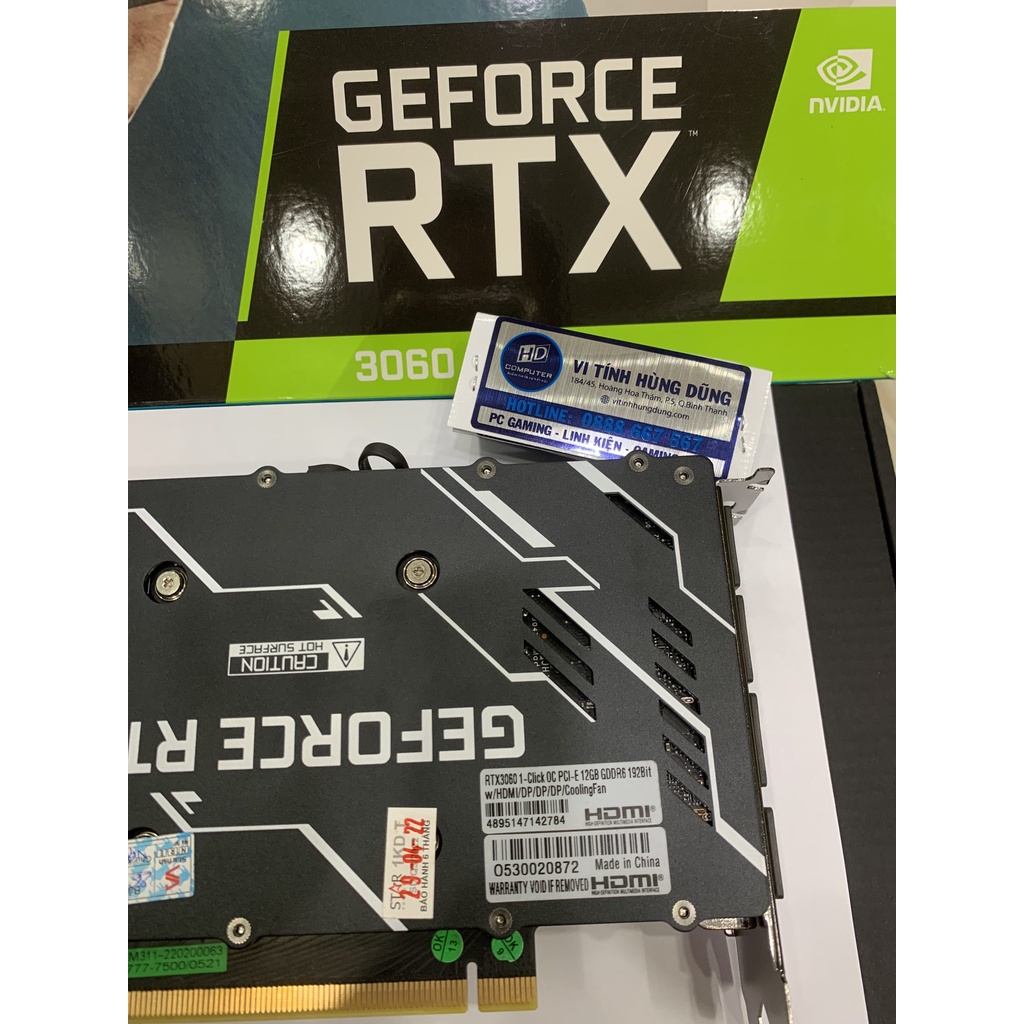 Card đồ họa  VGA RTX 3060 12G Galax còn bảo hành hãng, Gigabyte Gaming OC 3 Fan còn bảo hành hãng