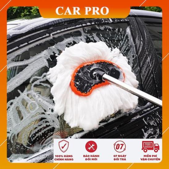  Chổi lông cán dài lau rửa xe ô tô sợi bông - CAR PRO