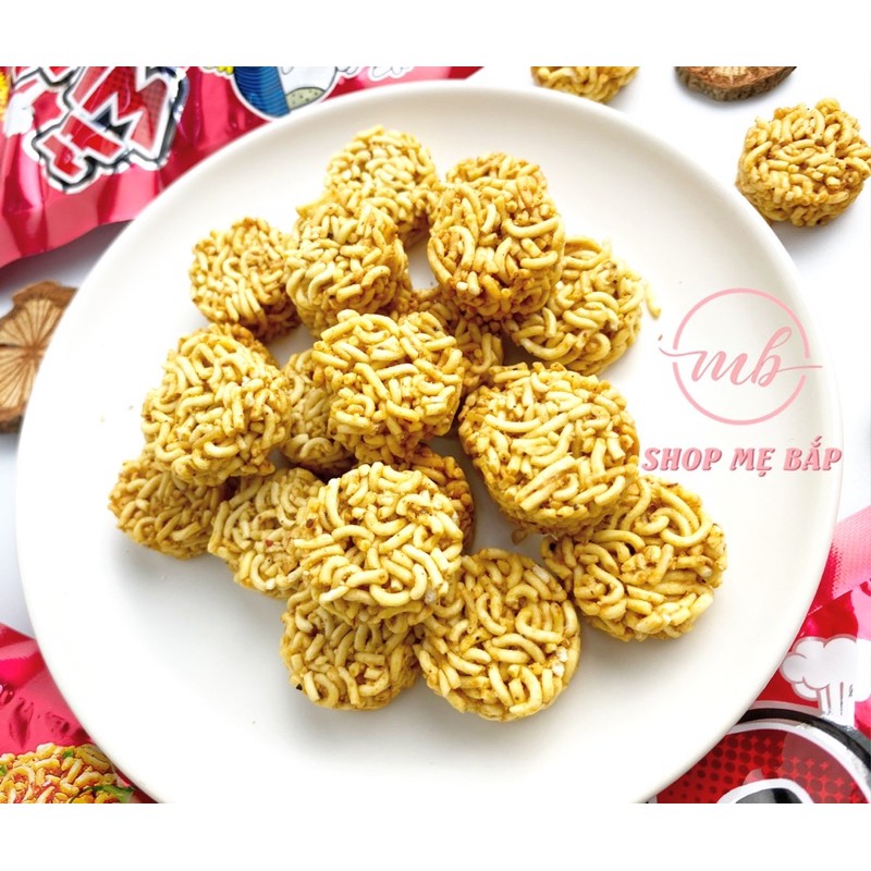 Snack Mì Tôm Viên Thái Lan - Vị Gà Cay, Vị Rong Biển và Vị Siêu Cay - Gói 40gram [ Date xa 02/2022]