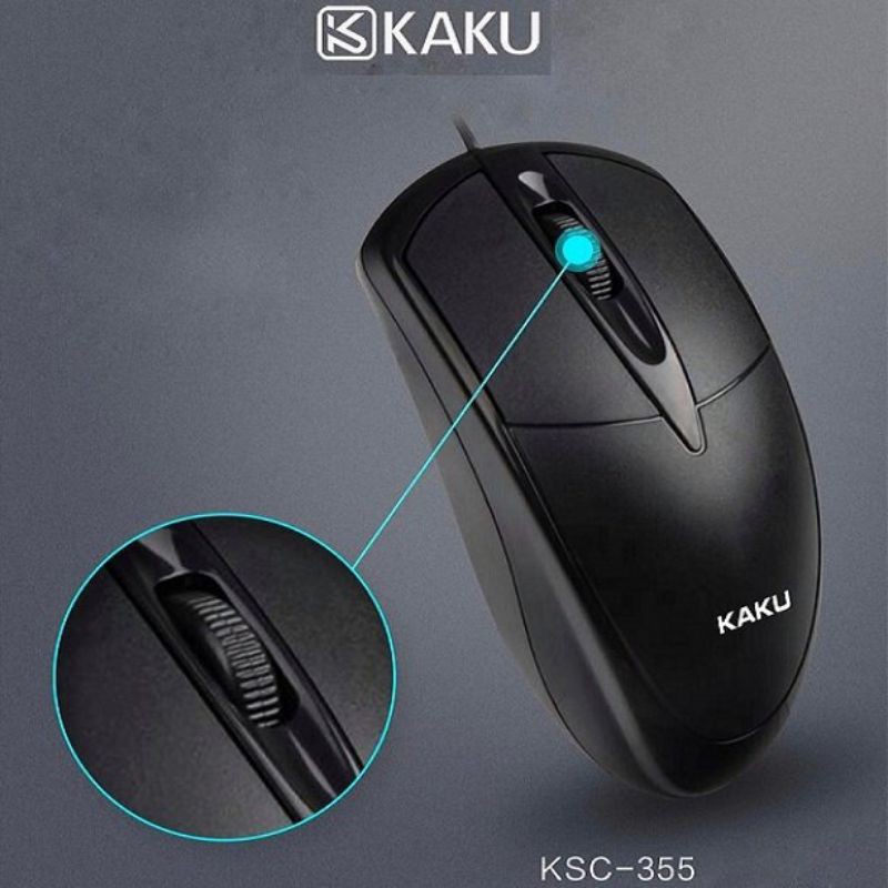 Chuột USB Kaku có dây KSC 355 BH 6 THÁNG