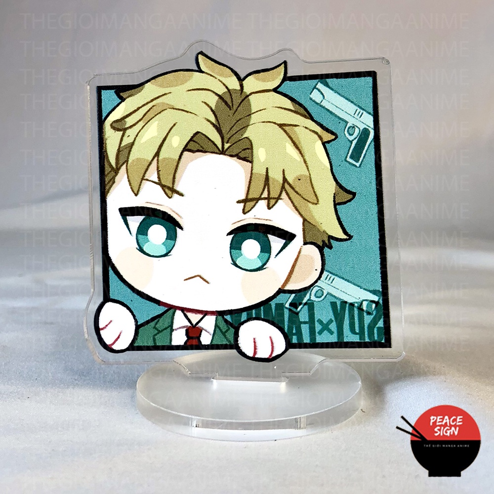 Standee Mini SPY X FAMILY Gia Đình Điệp Viên tượng acrylic anime mica chibi trang trí trưng bày mô hình