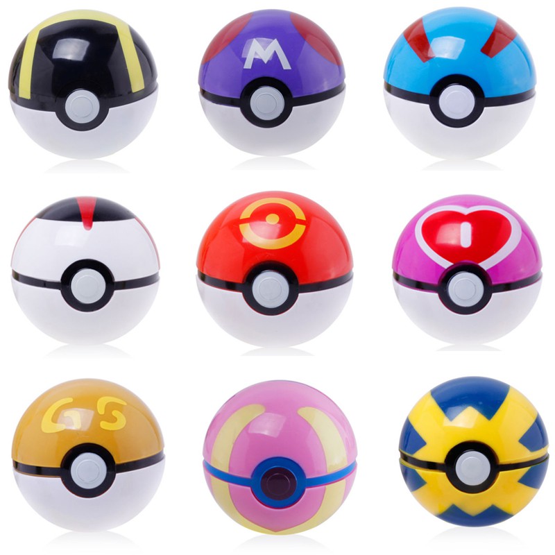 Set đồ chơi quả cầu và mô hình Pokemon bằng nhựa 7cm dễ thương cho bé