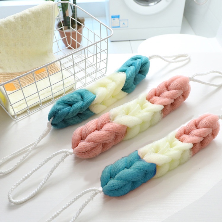 Bông Tắm Dài Cao Cấp Lưới PE Dày Mềm Mại An Toàn Sức Khỏe (Mix Nhiều Màu)