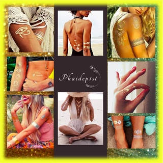 Hình Xăm Dán Ánh Kim mới | hình xăm tạm thời 15 ngày | Xăm Dán Nhũ | Xăm Nghệ Thuật Inkaholic| tattoo hen