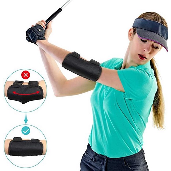 Golf Swing Hỗ trợ đào tạo Khuỷu tay Hỗ trợ Cánh tay thẳng /Tư thế Chỉnh sửa Nẹp cho người chơi GOLF