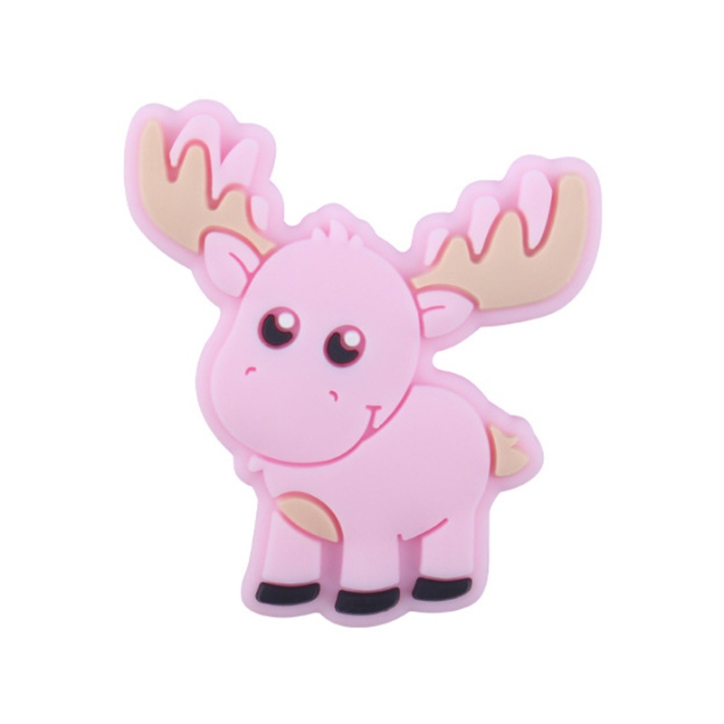 Haha Vòng Cổ Hạt Silicon Làm Dịu Núm Vú Giả Hình Động Vật Hoạt Hình Cho Bé Mọc Răng Acce