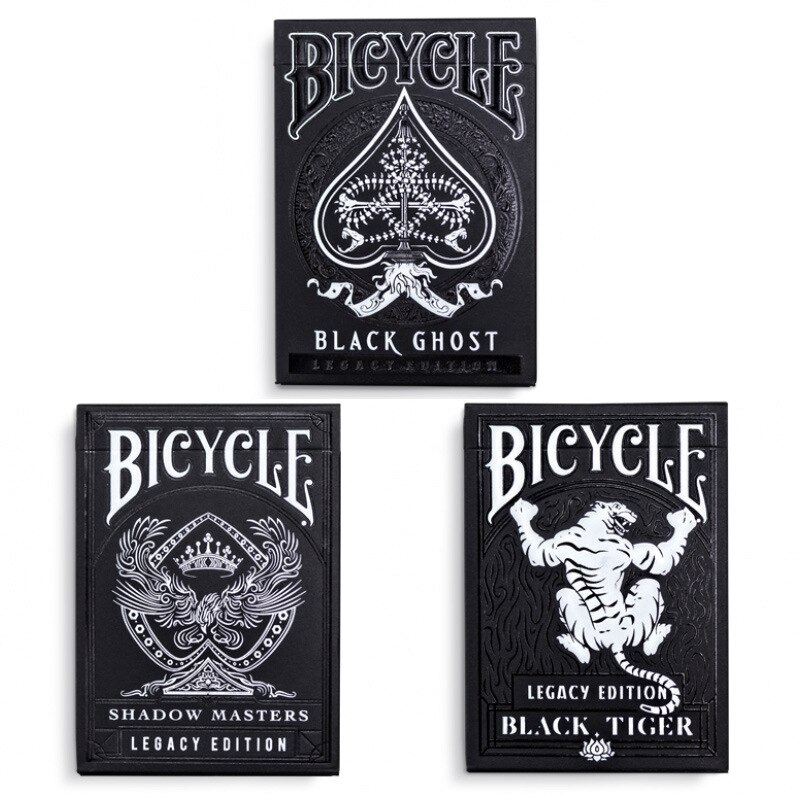 Bộ Bài Bicycle Black Ghost Legacy Edition Playing Cards, Thẻ Sưu Tập Ellusionist, Trò Chơi Thẻ Ma Thuật, Đạo Cụ Ảo Thuật Cho Nhà Ảo Thuật