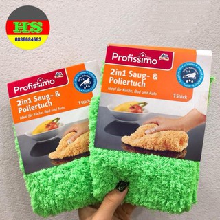 Khăn lau siêu thấm hút profissimo 2 trong 1 chuẩn