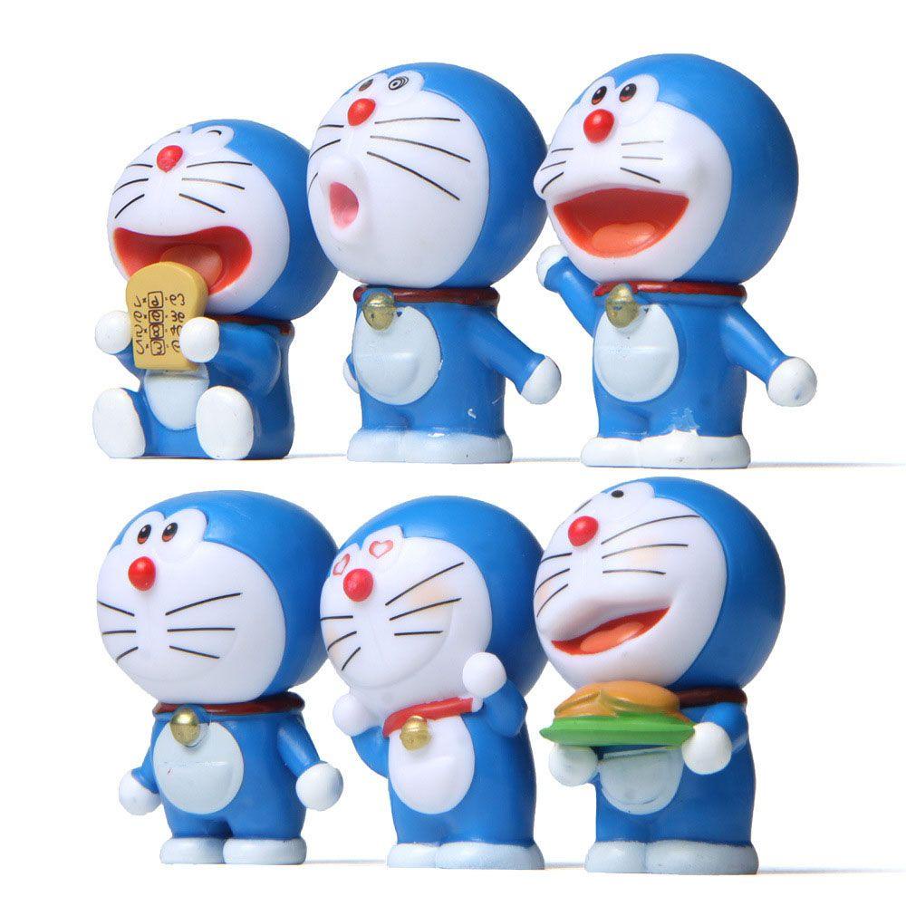 LILYES Mô Hình Doraemon Trang Trí Tiểu Cảnh