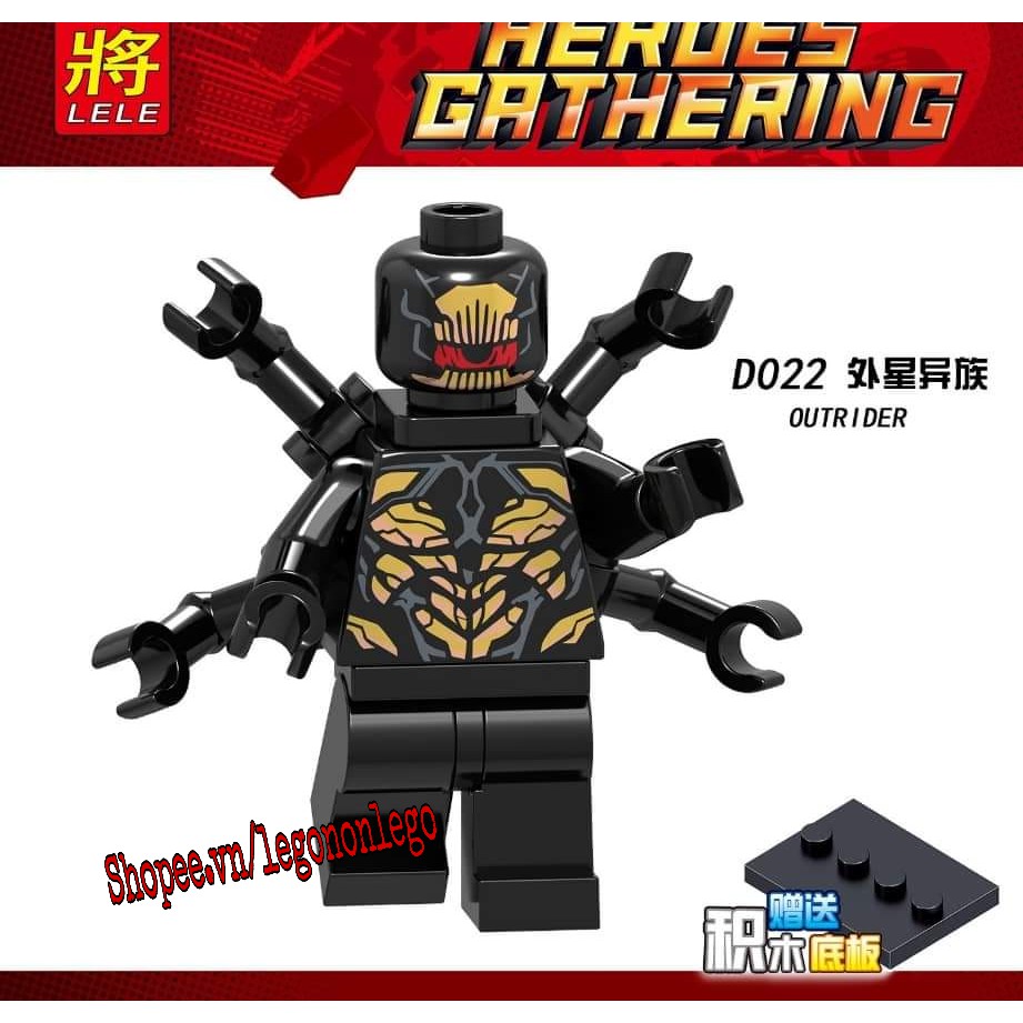 Minifgures siêu anh hùng Marvel Avenger Infinity War D019-026 LOKI BLACK PANTHER ...