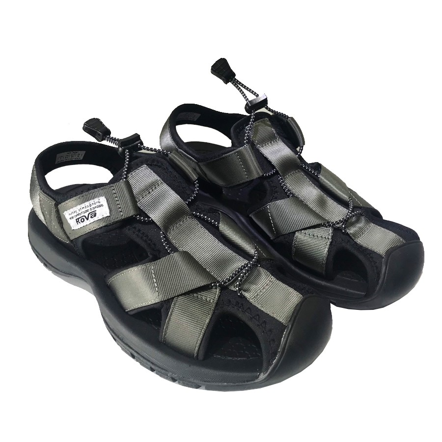 Giày sandal nam bít mũi quai dù có quai hậu cố định thích hợp mang dã ngoại đi phượt du lịch hiệu Rova RV626G