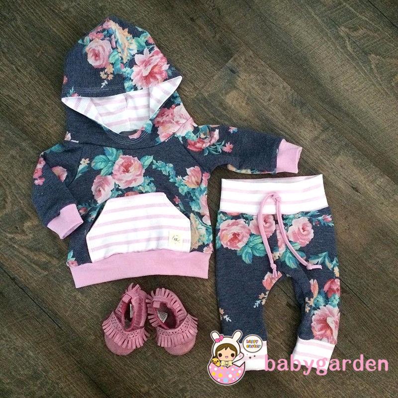 Bộ Áo Hoodie Và Quần Dài Thời Trang Dành Cho Em Bé
