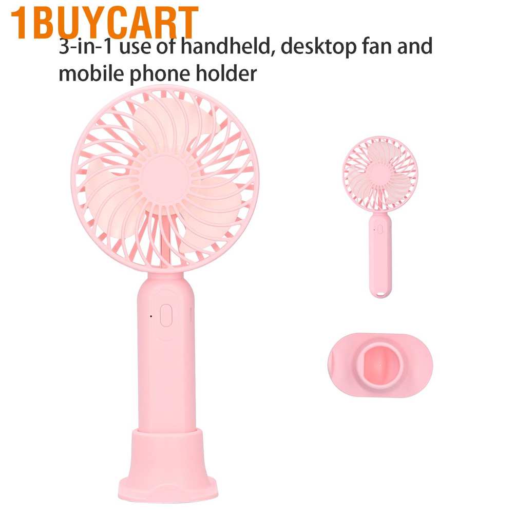 1buycart Cooling Fan Chargeable Mini Handheld for Summer Outdoor