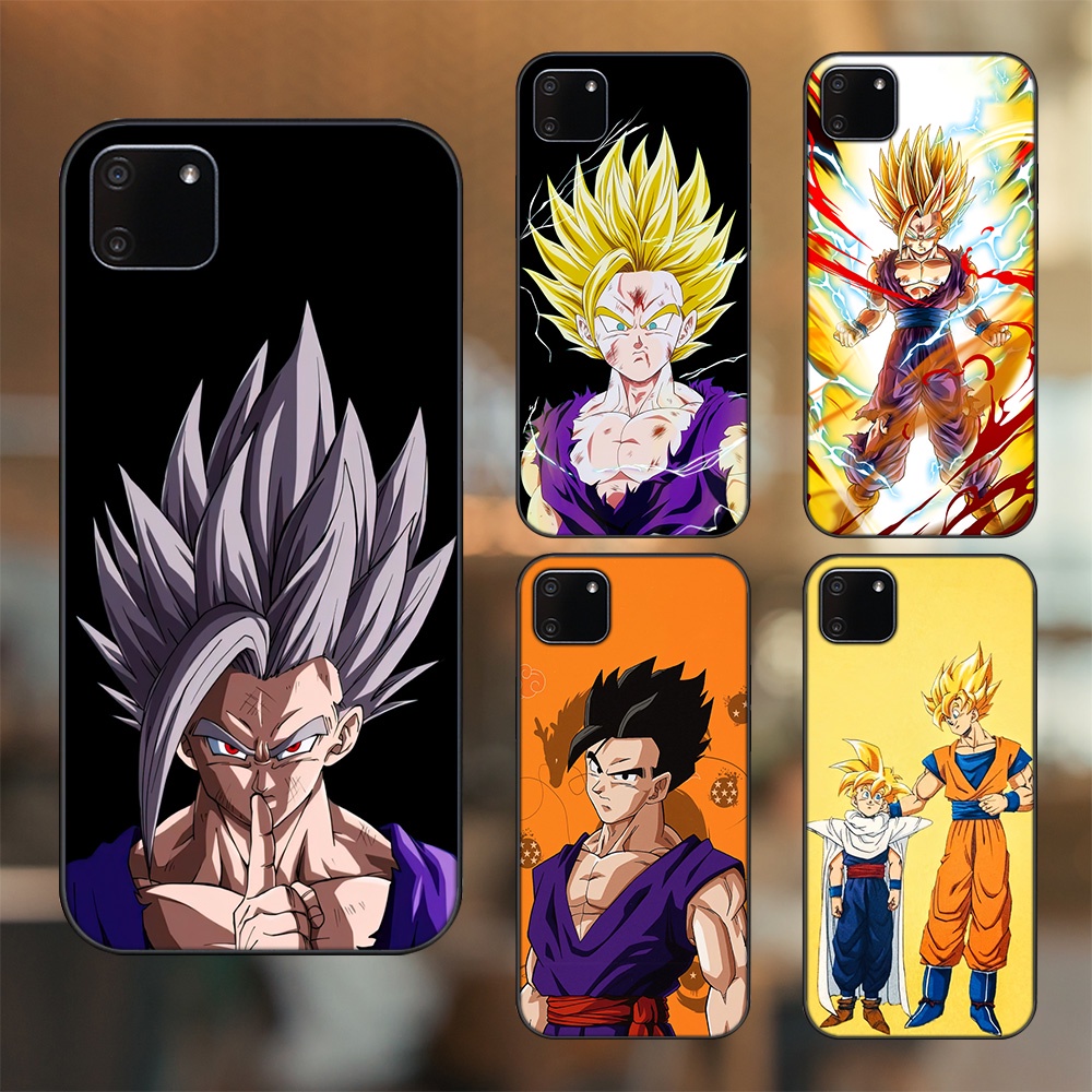 Ốp lưng Realme C11 2020 viền đen in hình Gohan Dragon Ball