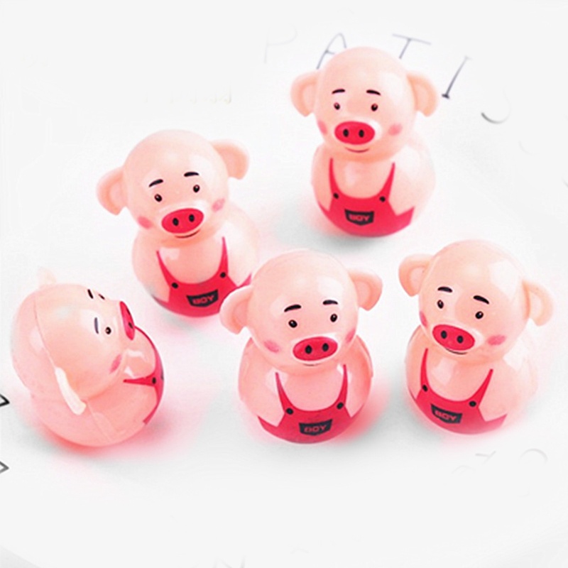 Đồ Chơi Lật Đật Hình Chú Heo Dễ Thương Cho Bé