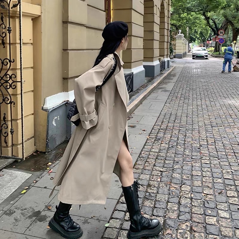 Áo khoác manto dài mùa thu style Hàn Quốc | BigBuy360 - bigbuy360.vn