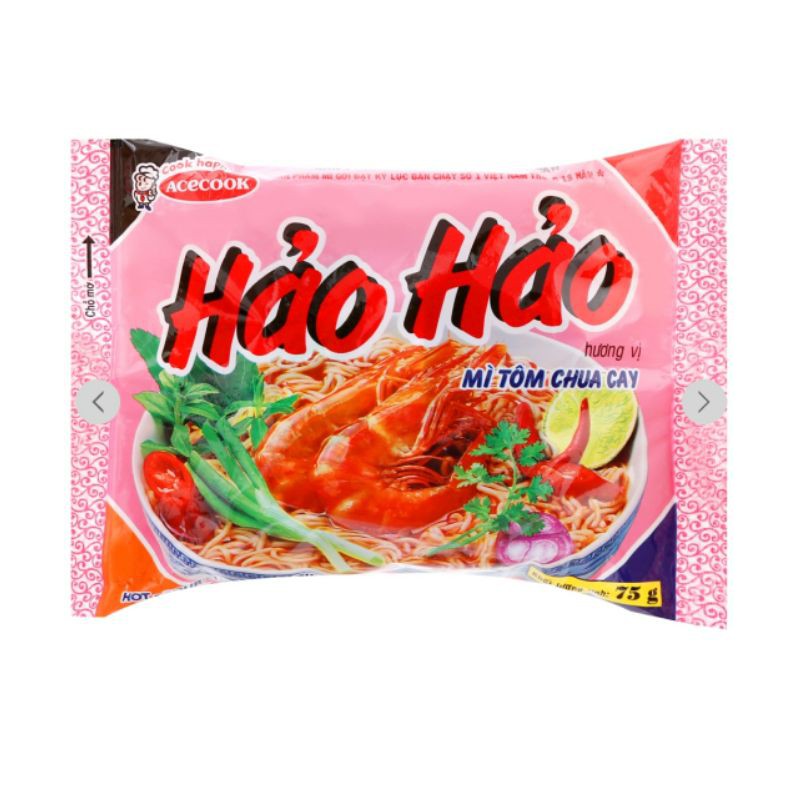 combo 13 gói mì Hảo Hảo tôm chua cay