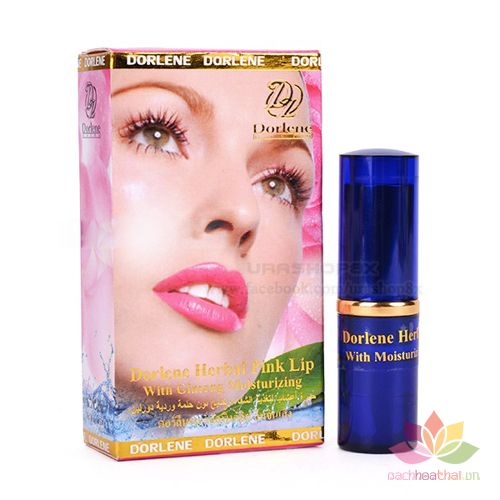 Soņ dưỡng ṫhâm môi Dorlene Herbal Pink Lip - Thailand