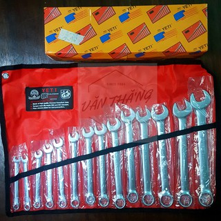Bộ cờ lê Yeti loại một 8 - 24mm (Bạc)