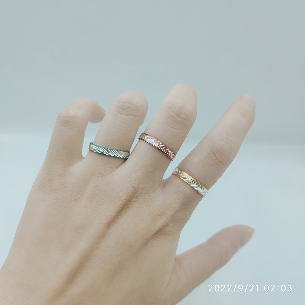 Nhẫn Hở Bằng Thép Không Gỉ Thiết Kế Trái Tim Phong Cách Cổ Điển Có Thể Điều Chỉnh Kích Cỡ