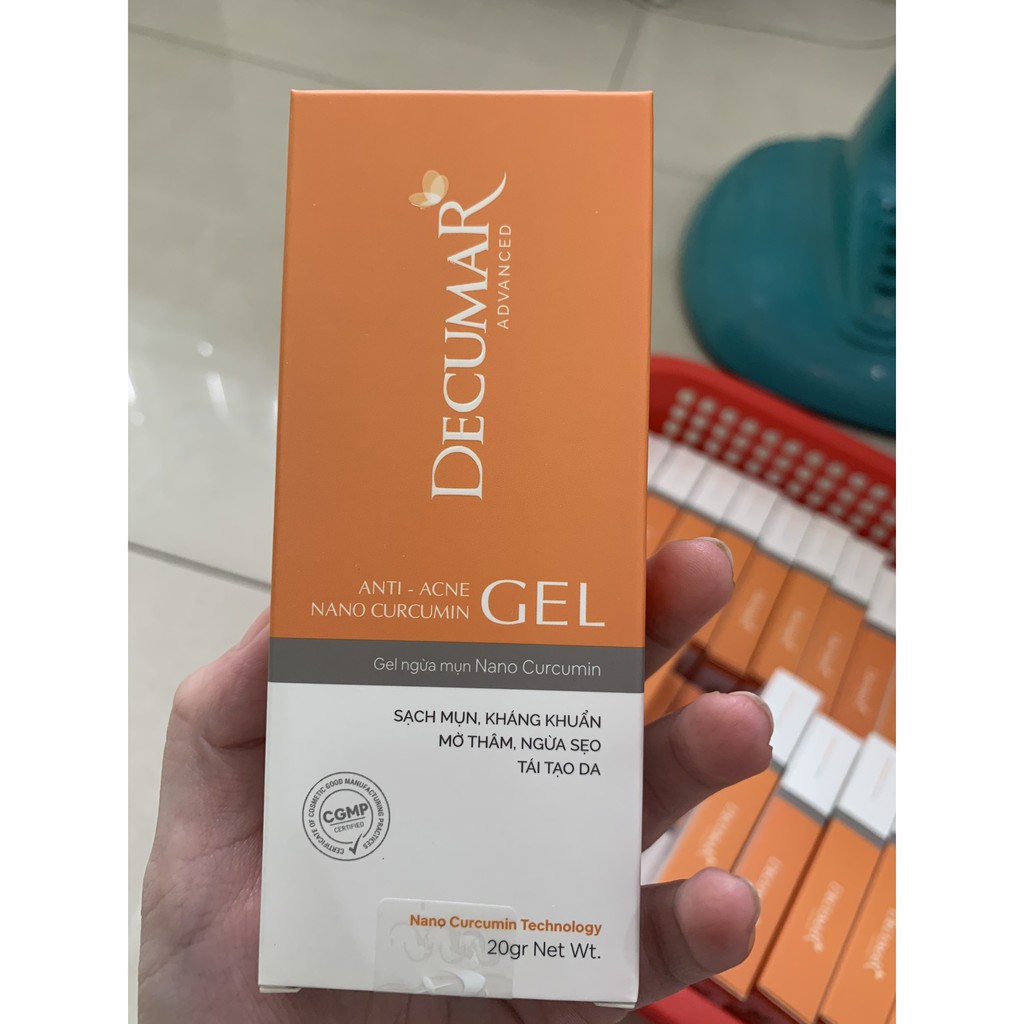 Gel Sạch Mụn, Mờ Thâm, Ngừa Sẹo Tái Tạo Da Decumar Advanced Gel 20G - 3000354