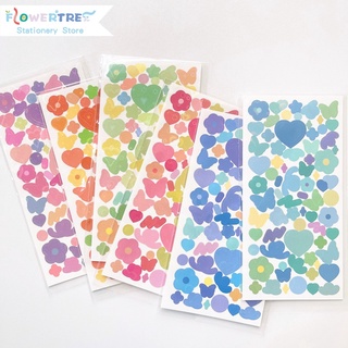 Sticker dán họa tiết bươm bướm hoa dùng để trang trí