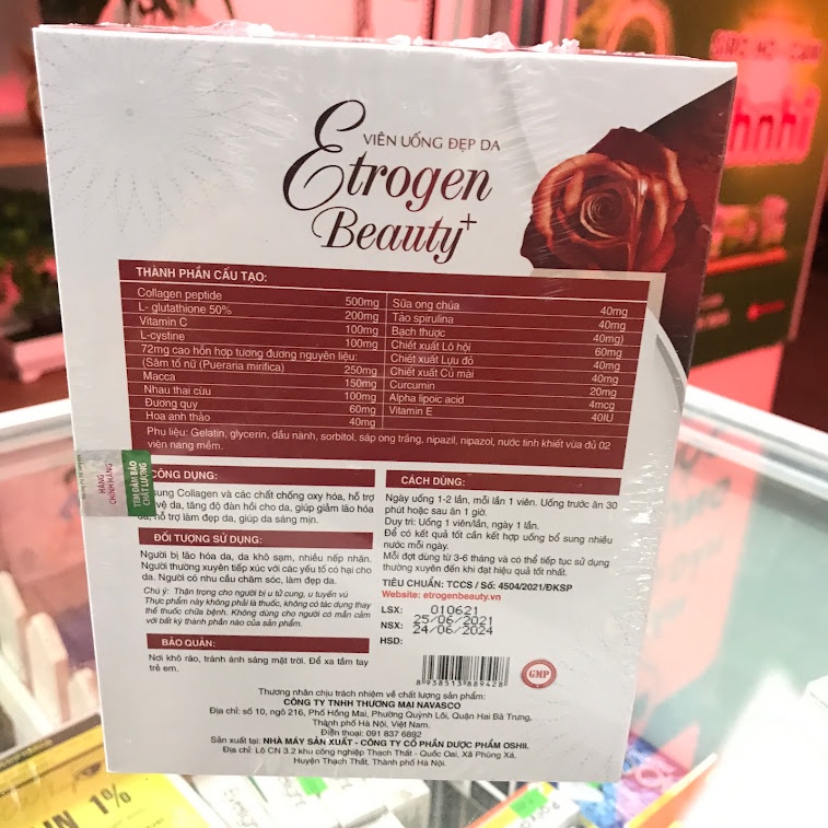 ✅ Viên uống đẹp da tăng cường sinh lý nữ Etrogen Beauty+ viên uống trắng da glutathione ever collagen