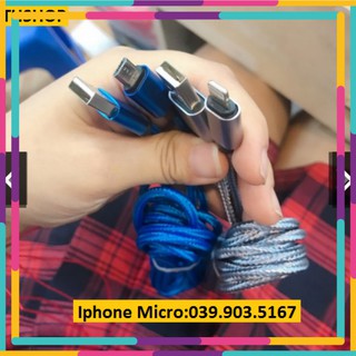 CÁP SẠC IPHONE / SAMSUNG DÀI 3M