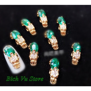 Đá phong thuỷ con TỳHưu | đá nail kiểu | 2con/22k