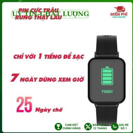 [HÀNG CAO CẤP] Đồng Hồ B57 - Đồng Hồ Theo Dõi Sức Khỏe Hàng Xách Tay Chính Hãng - Kết Nối Bluetooth