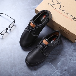Giày Sneaker Da Nam DINCOX GC03 Black Sang Trọng