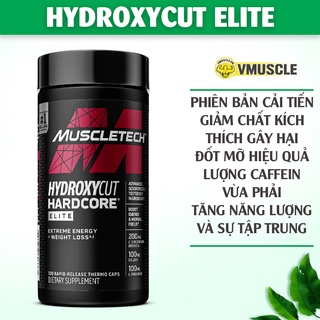 Hydroxycut Hardcore Elite hỗ trợ cắt nét cơ bắp, giảm cân an toàn và đốt mỡ