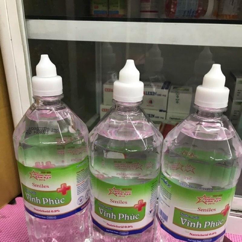 Nước Muối Vĩnh Phúc Chai 1000ml