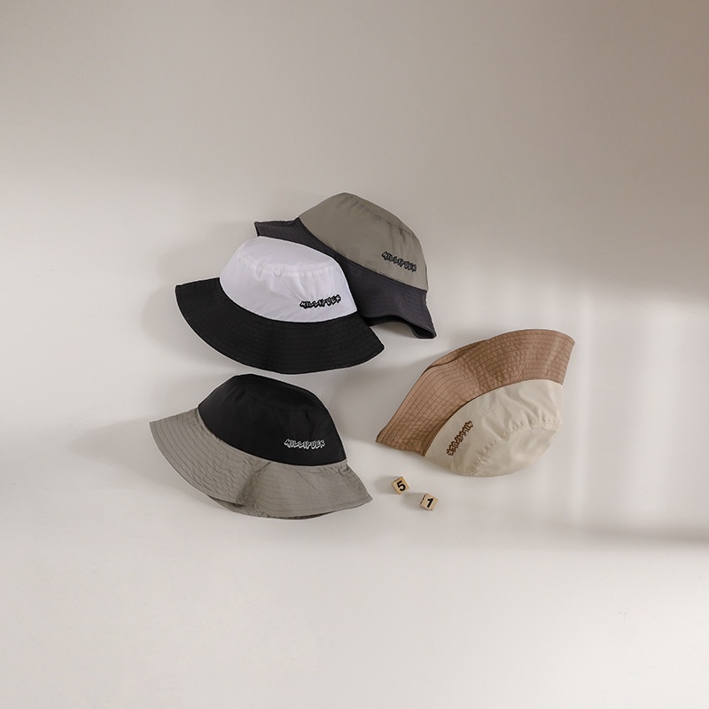Mũ Bucket Màu Sắc Đa Dạng Phong Cách Nhật Bản Cho Bé